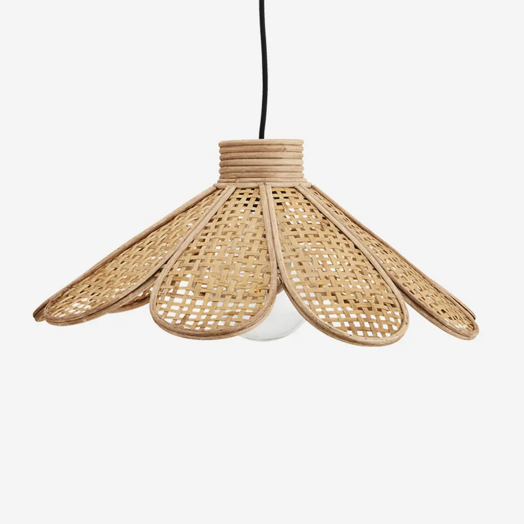 Rattan taklampe