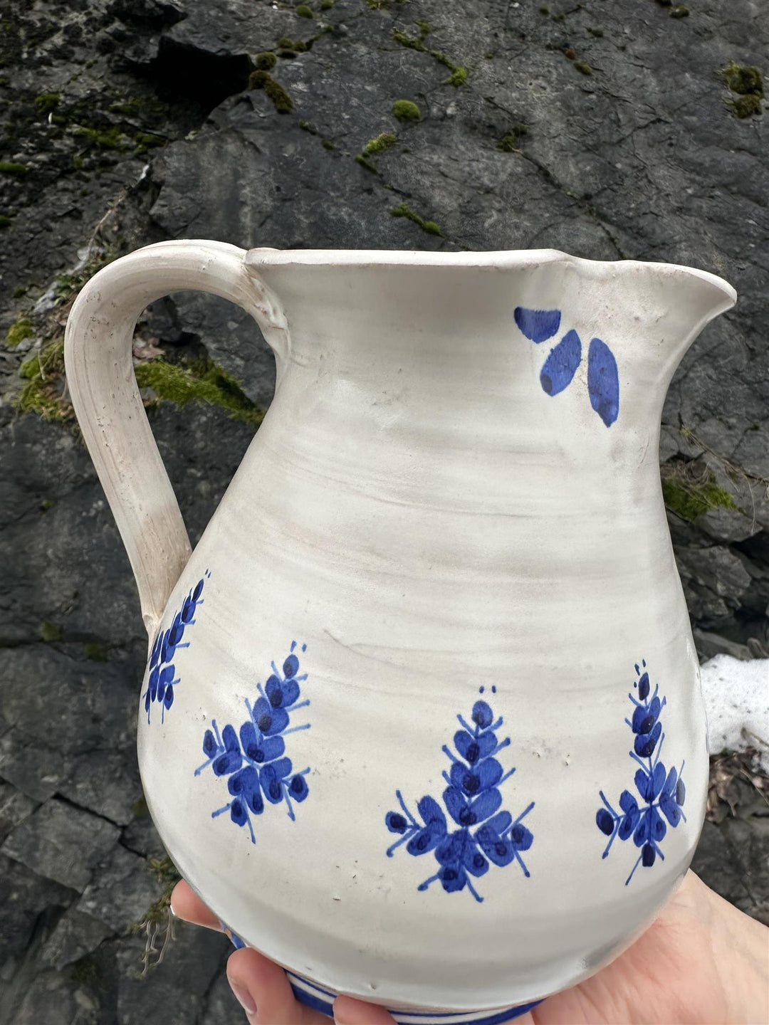 Vintage mugge H: 19 cm