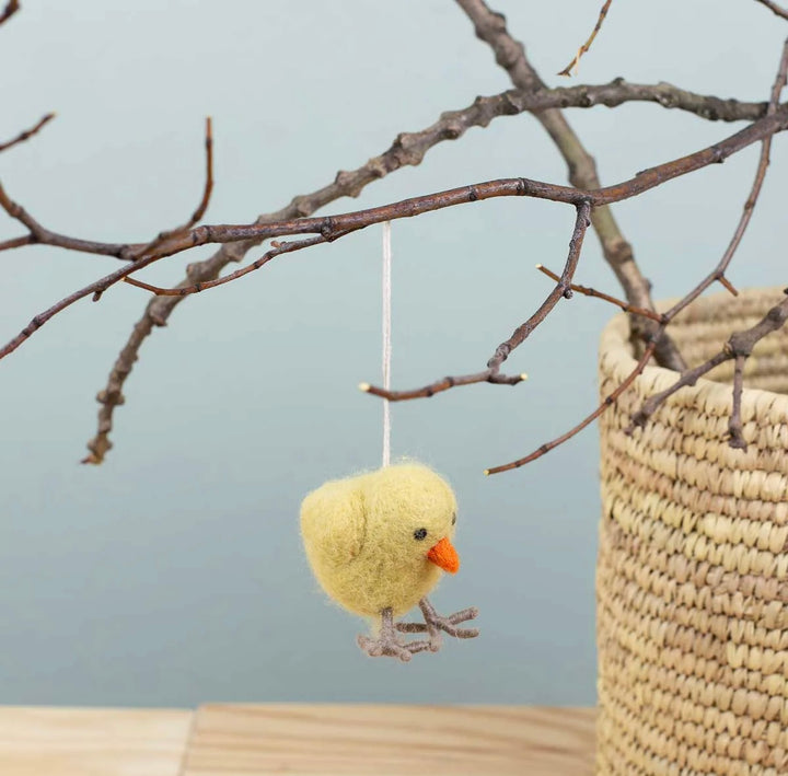 Pippi påskekylling filt påskepynt