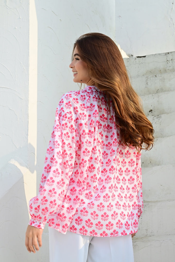 Eze bluse red