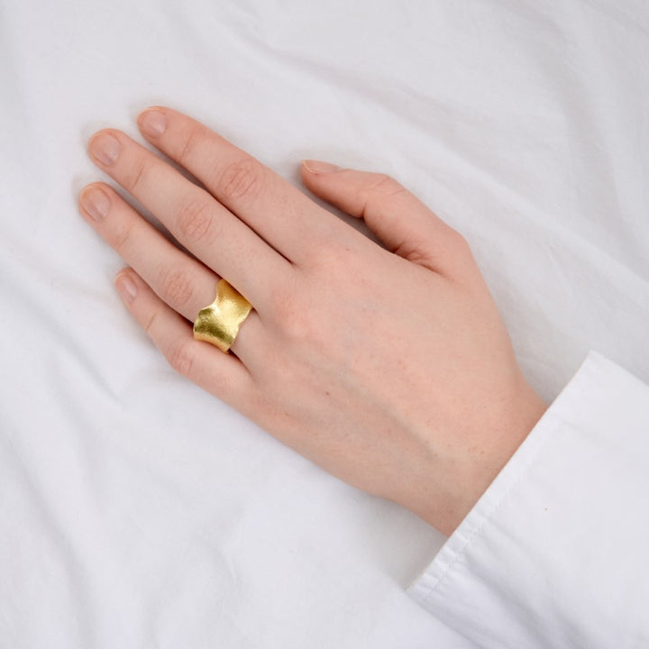 Ring forgylt