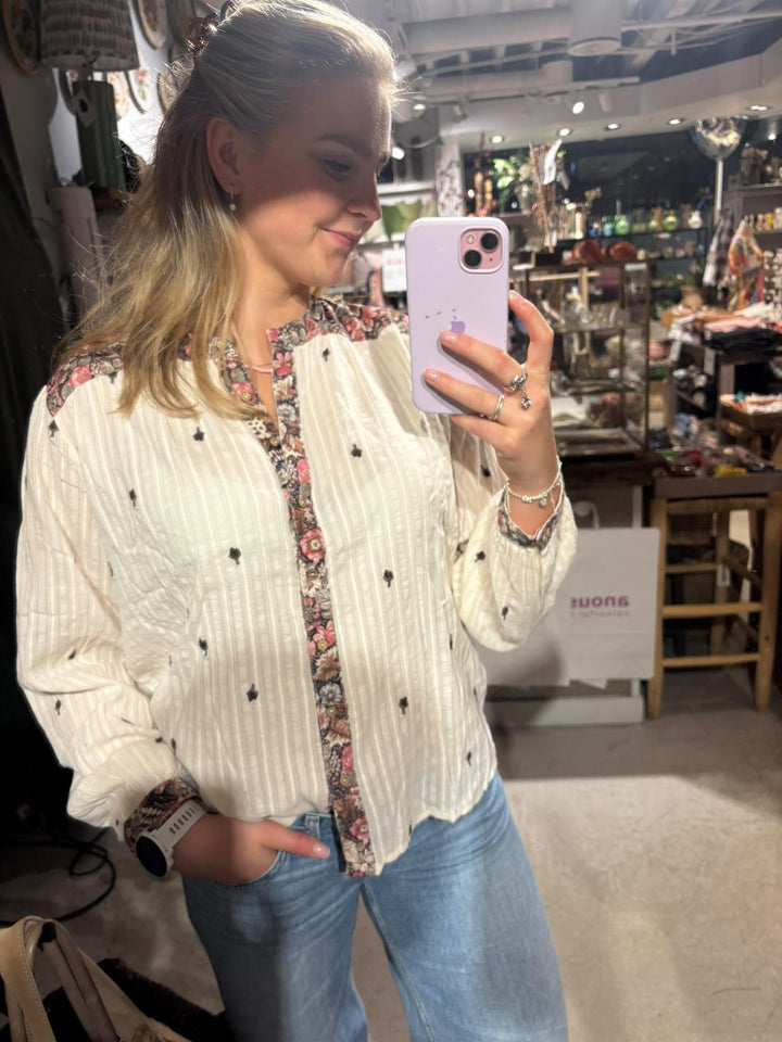 Marie bluse ivory