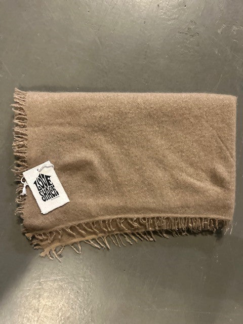 Skjerf 100% cashmere beige