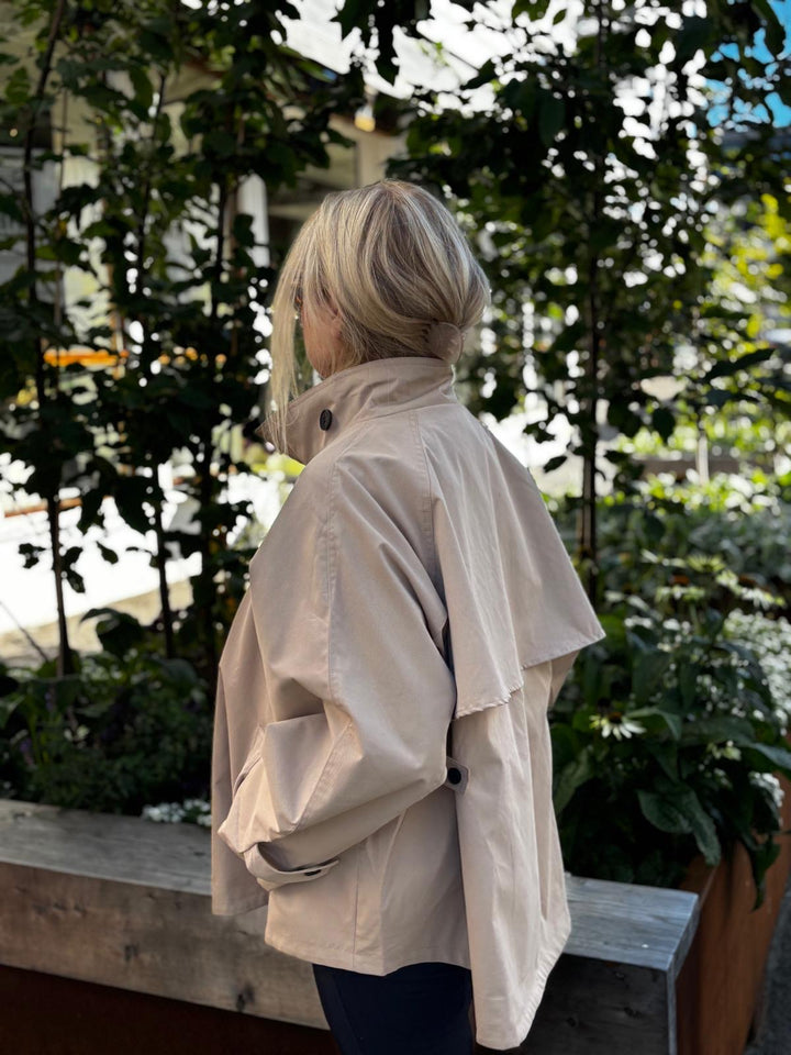 Elenza trenchjakke taupe