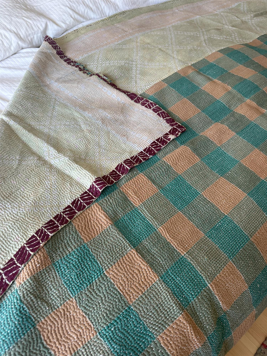 Teppe vintage kantha #105