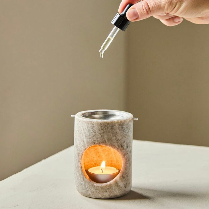 Oljebrenner marmor beige