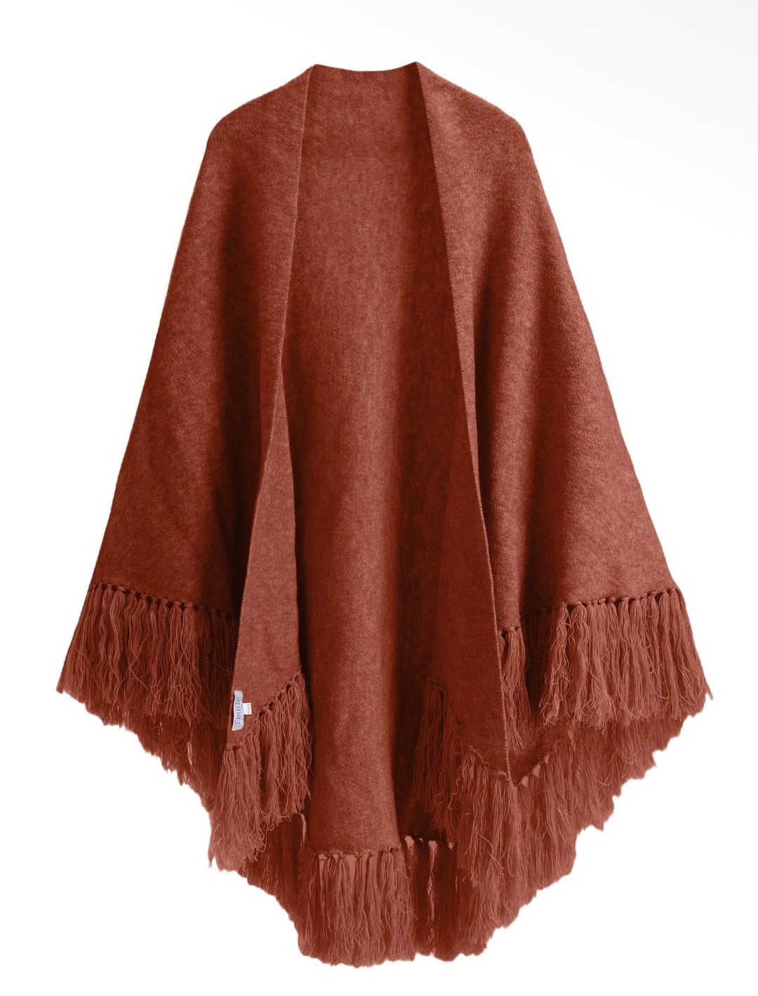 Emilie Poncho Terracotta