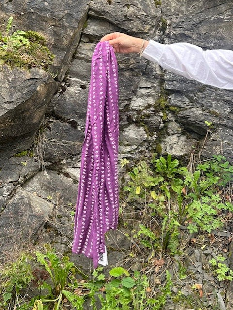 Mila skjerf ametyst 150x35 cm
