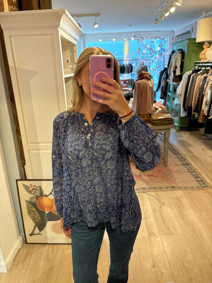 Malou bluse blå
