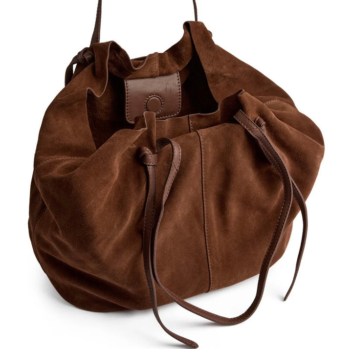 Semsket shopper cognac