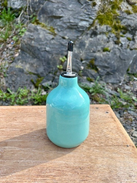 Veluto oljeflaske med helletut H 18 cm aqua