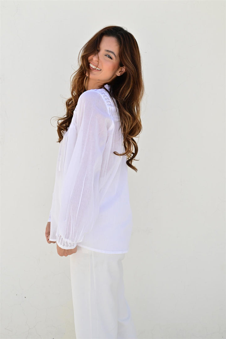 Provence bluse white