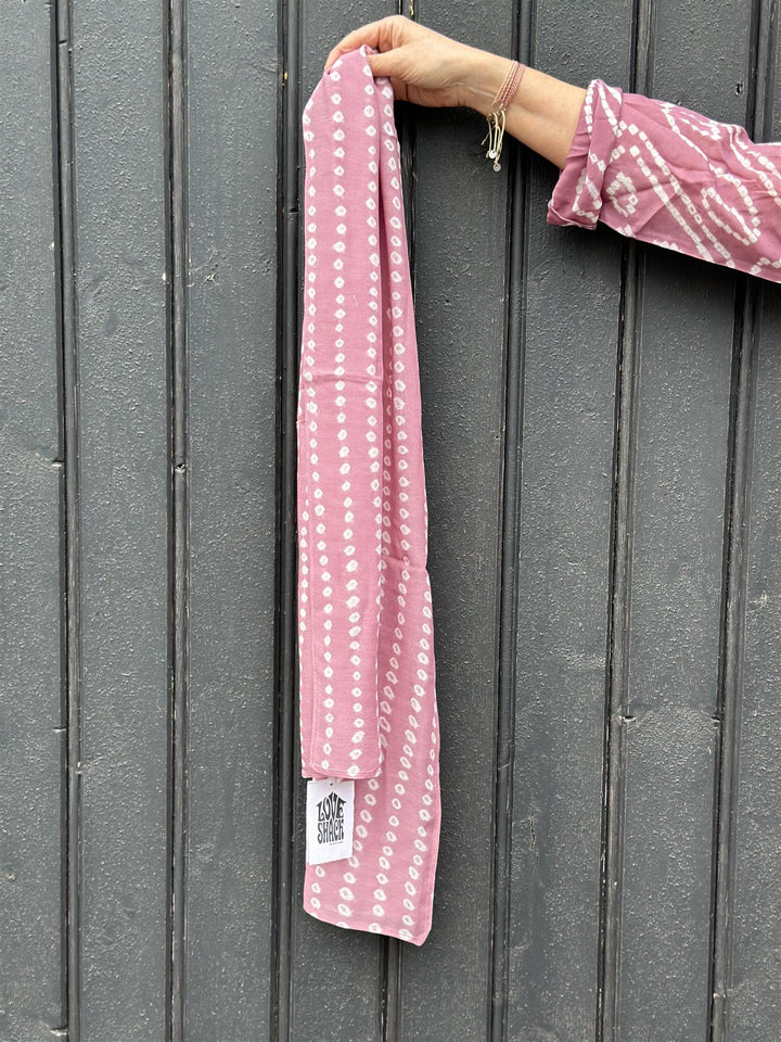 Cecilie skjerf bandani mauve