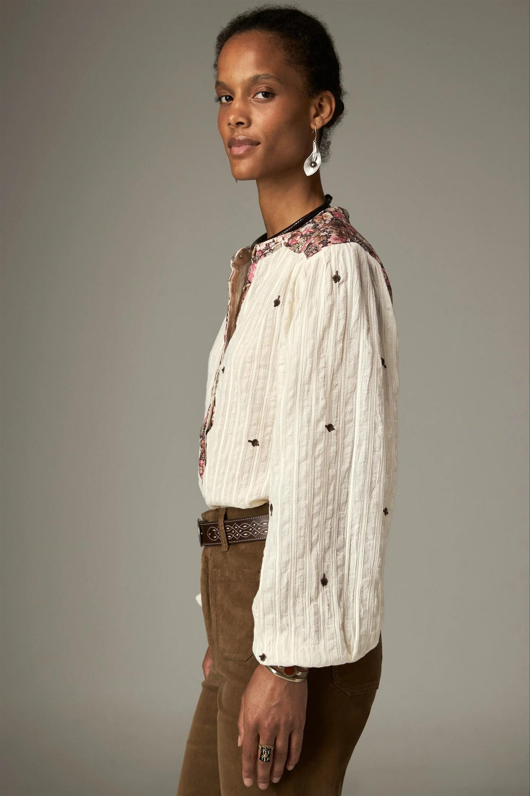 Marie bluse ivory
