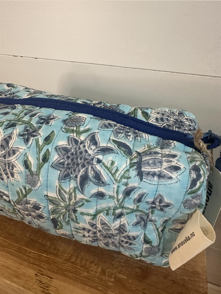 Toalettmappe blokktrykket Josephine