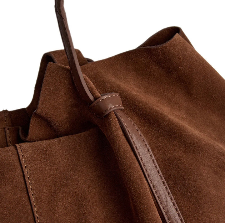Semsket shopper cognac