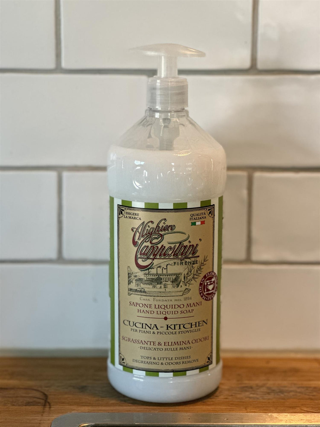 Kjøkkensåpe & hender 1000 ml lime & lemon