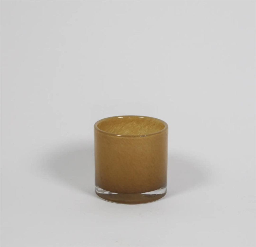 Nilla  telysholder H: 10 cm karamell