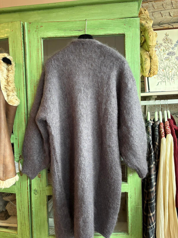 Lilje lang cardigan dark grey