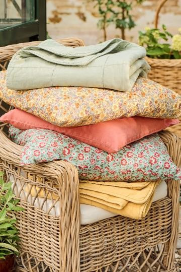 Putetrekk 50x50 cm 100% lin melon