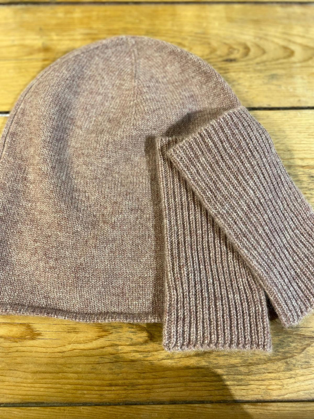 Ines lue 100% cashmere granit