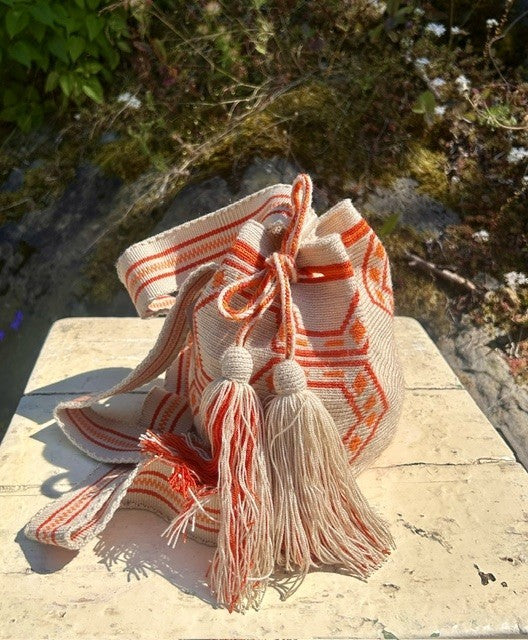 Wayuu Mochilla small apricot