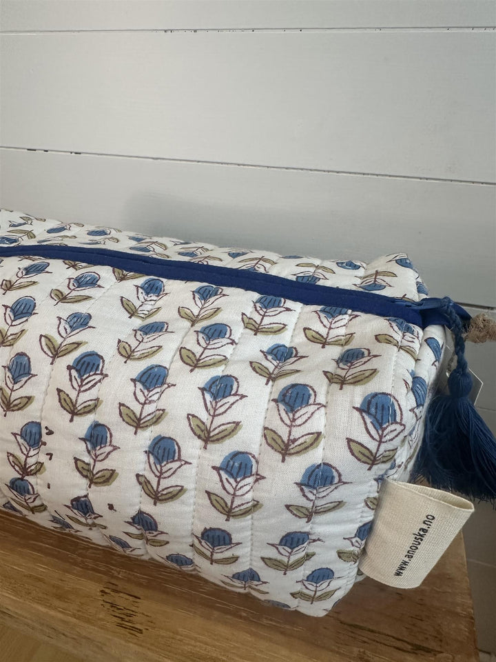 Toalettmappe blokktrykket Eloise