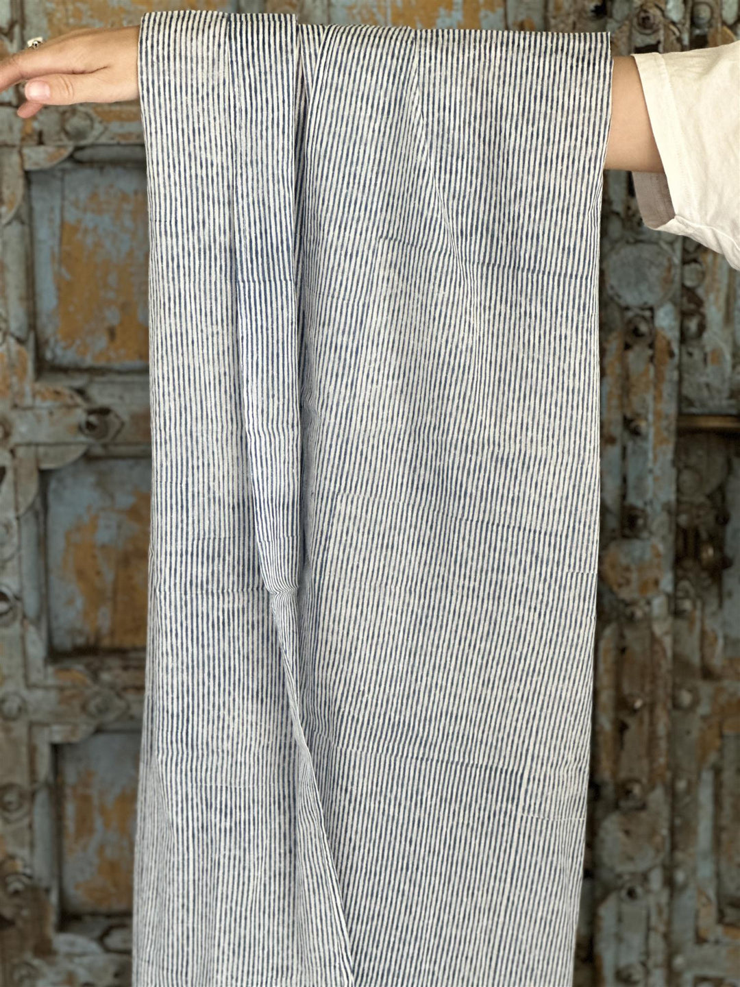 Betty stripet Sarong 100% bomull  blå