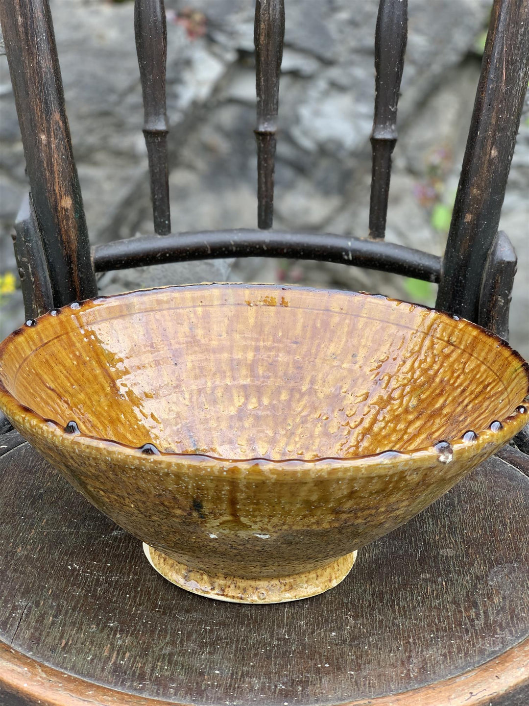 Tamegroute bolle Ø: 30 cm gul