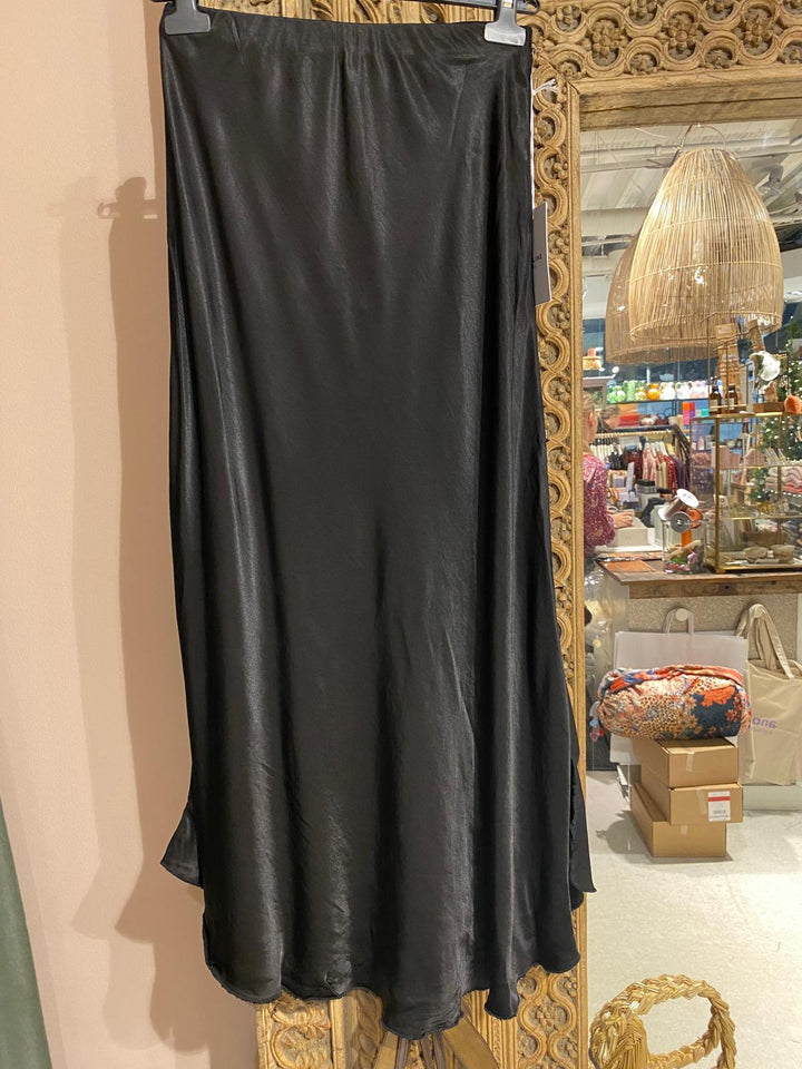 Skjørt Jupe sateng noir