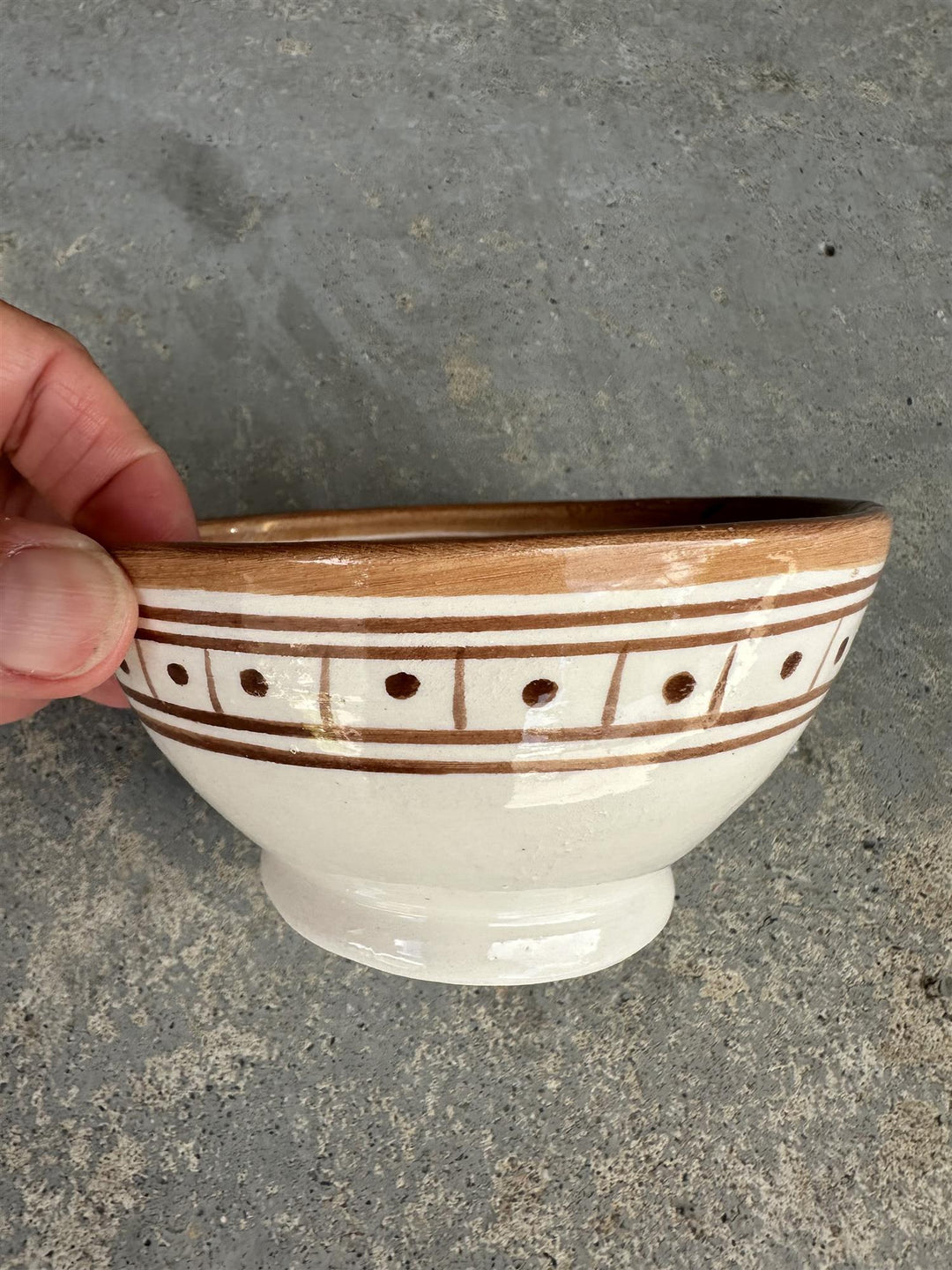 Bolle Ø 10 cm brun tradisjonell