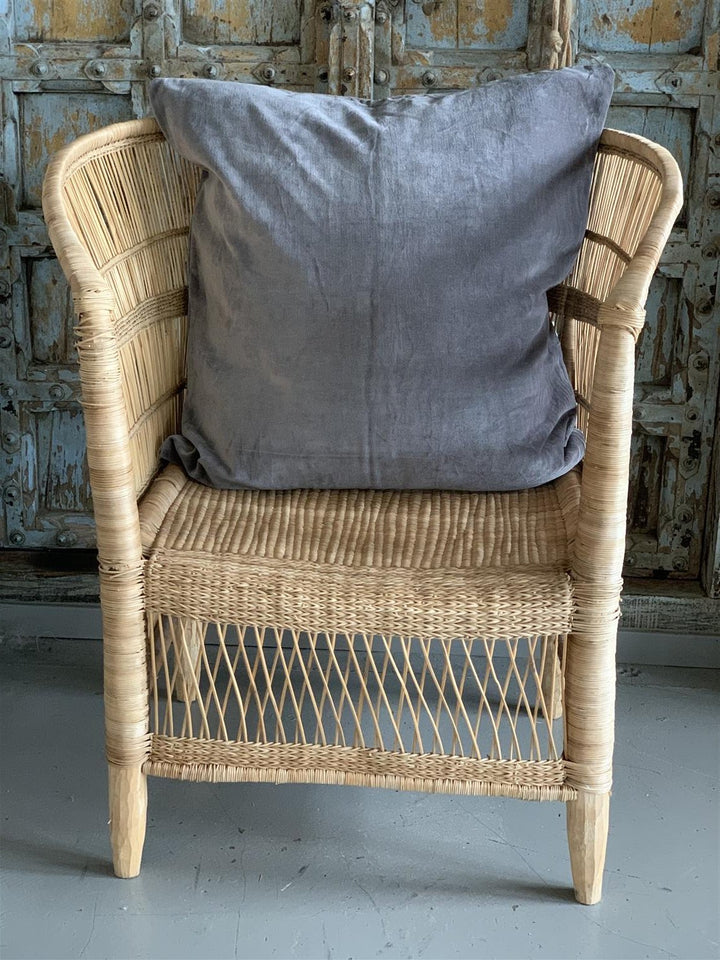 Putetrekk velur 60x60 cm elephant grey