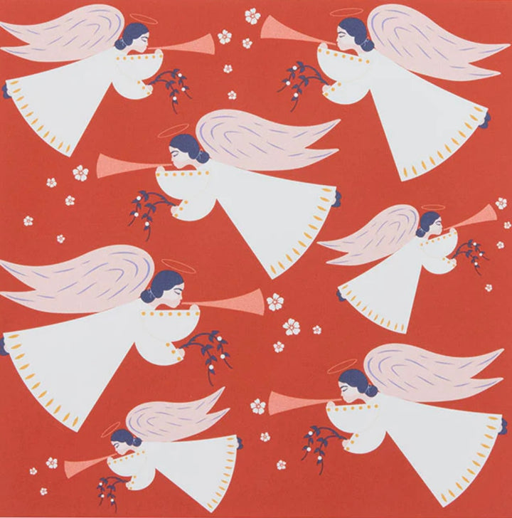 Papirserviett Flying angels scarlet