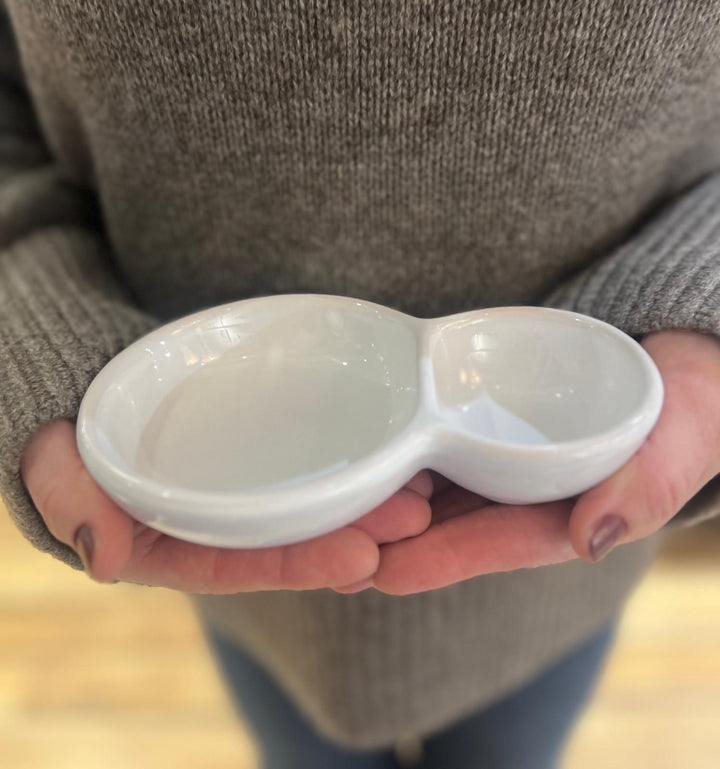 Skål til oliven hvit