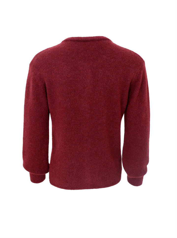 Bella knit cardigan Plum