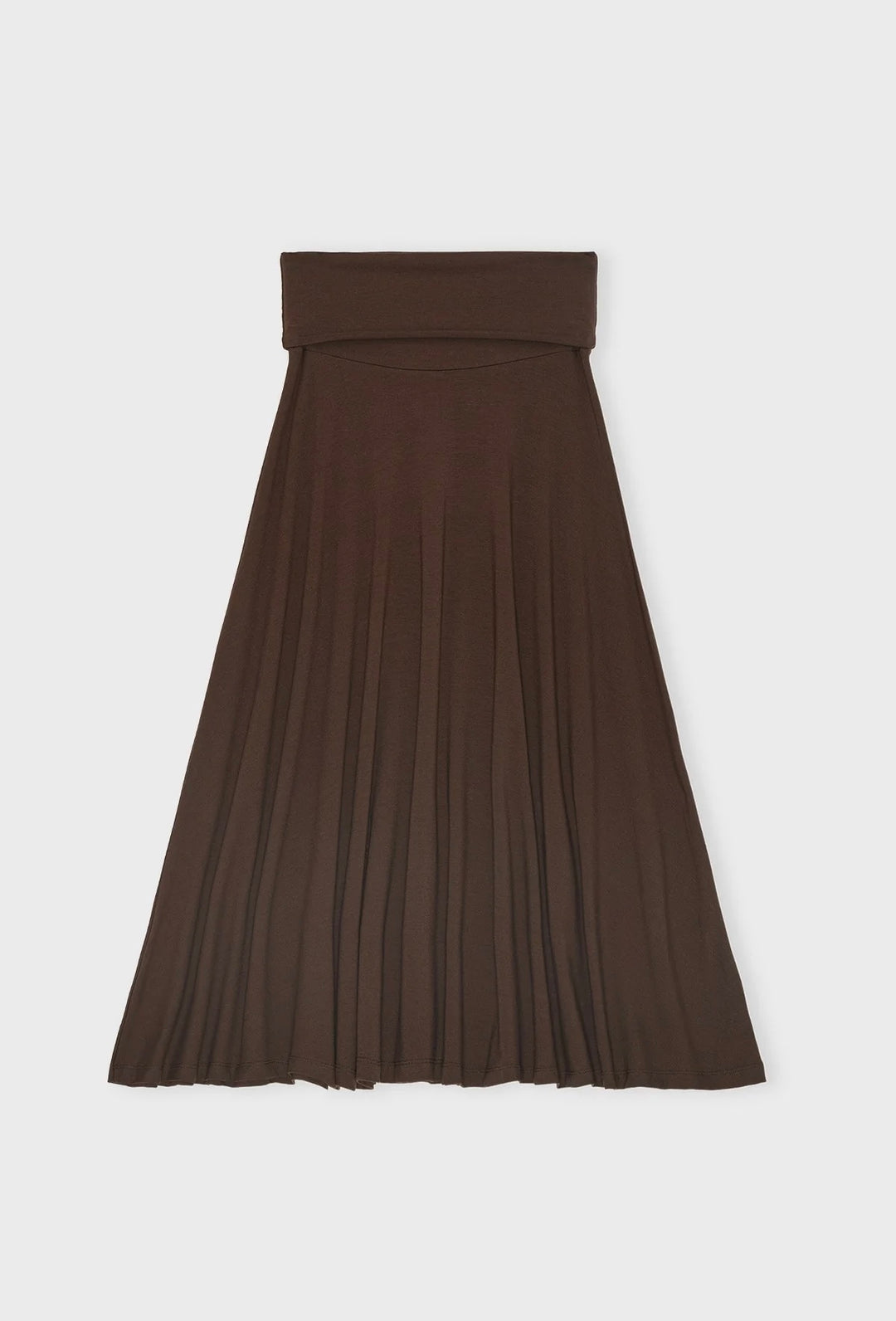 Gracious skjørt lyocell dark brown