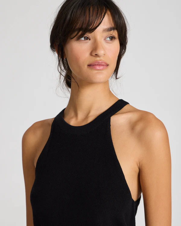 Lulu halterneck topp black