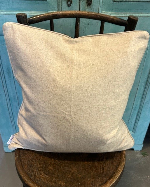 Velvet ikat putetrekk ogee brown 50 x 50 cm