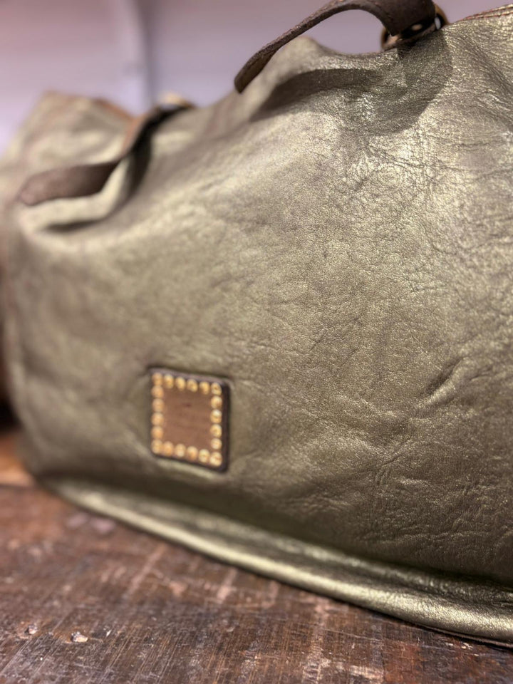 Lidia veske military metallic