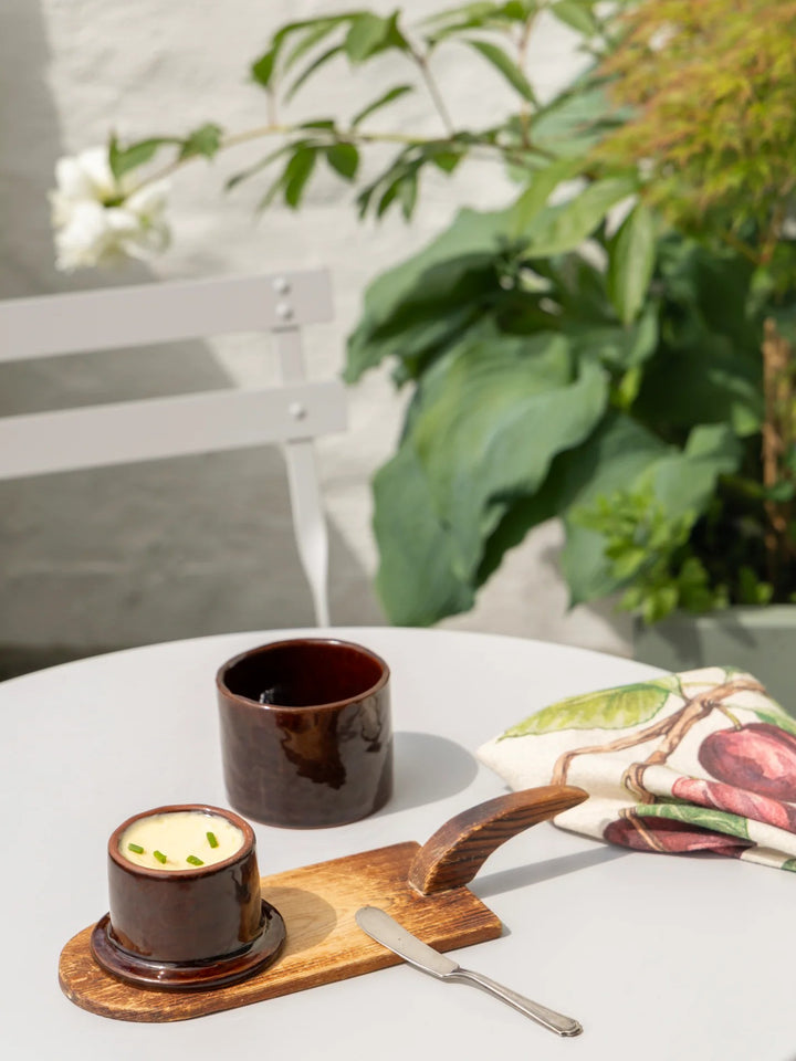 Terracotta smør kaffe/mørk brun