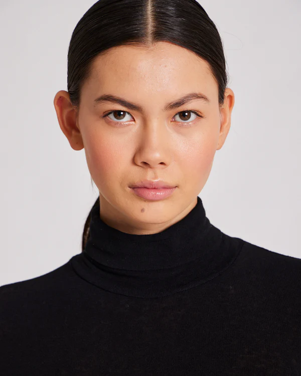 Anna wool turtleneck black