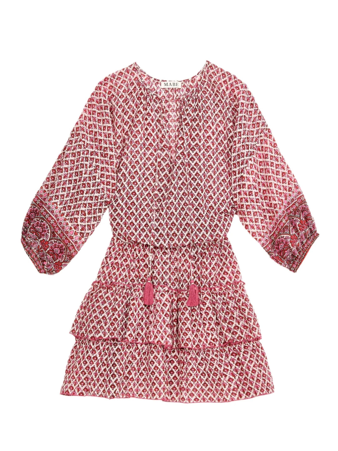 Viti print kjole pink