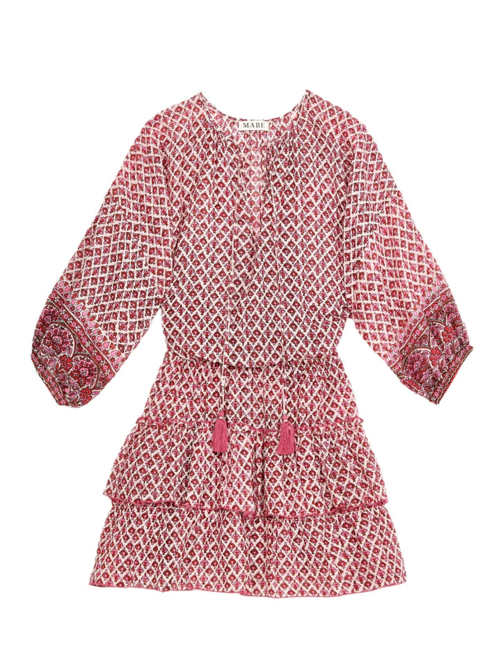 Viti print kjole pink