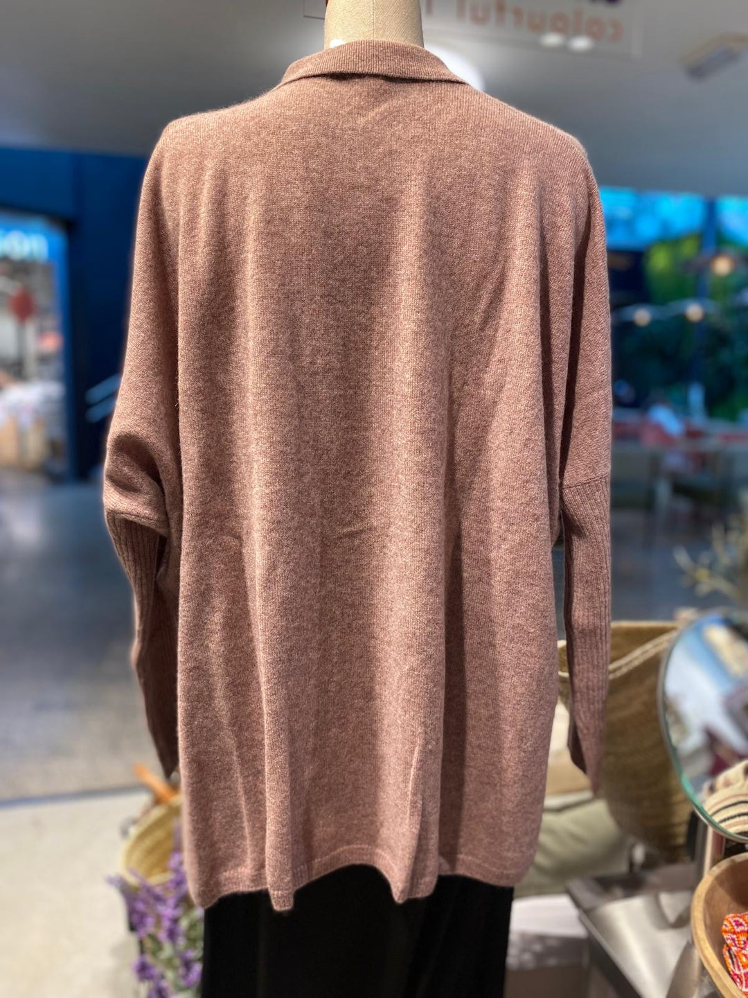 Andrea 100% cashmere granit