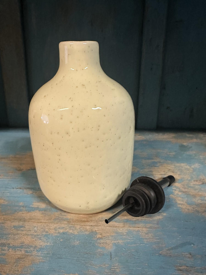 Veluto oljeflaske med helletut H 18 cm fløtefarget