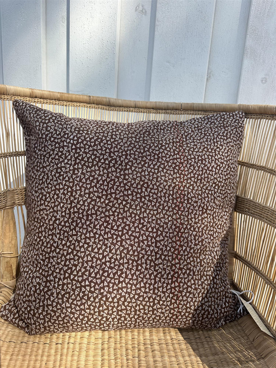 Putetrekk vintage kantha 50x50 cm Nr 122