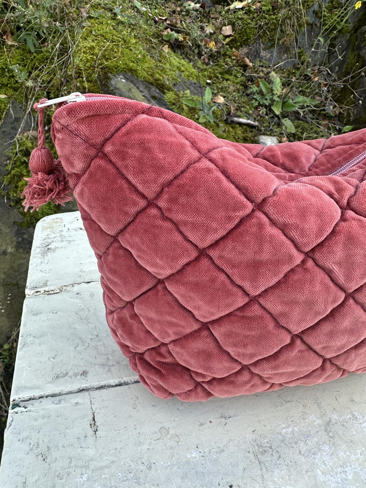 Toalettmappe velur Burgundy NY