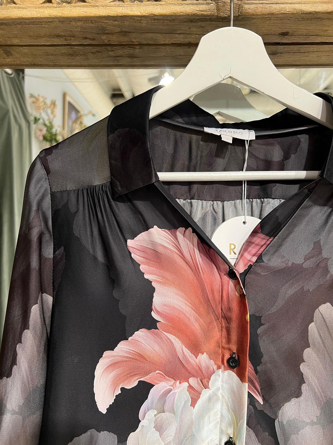 Bluse passion black print