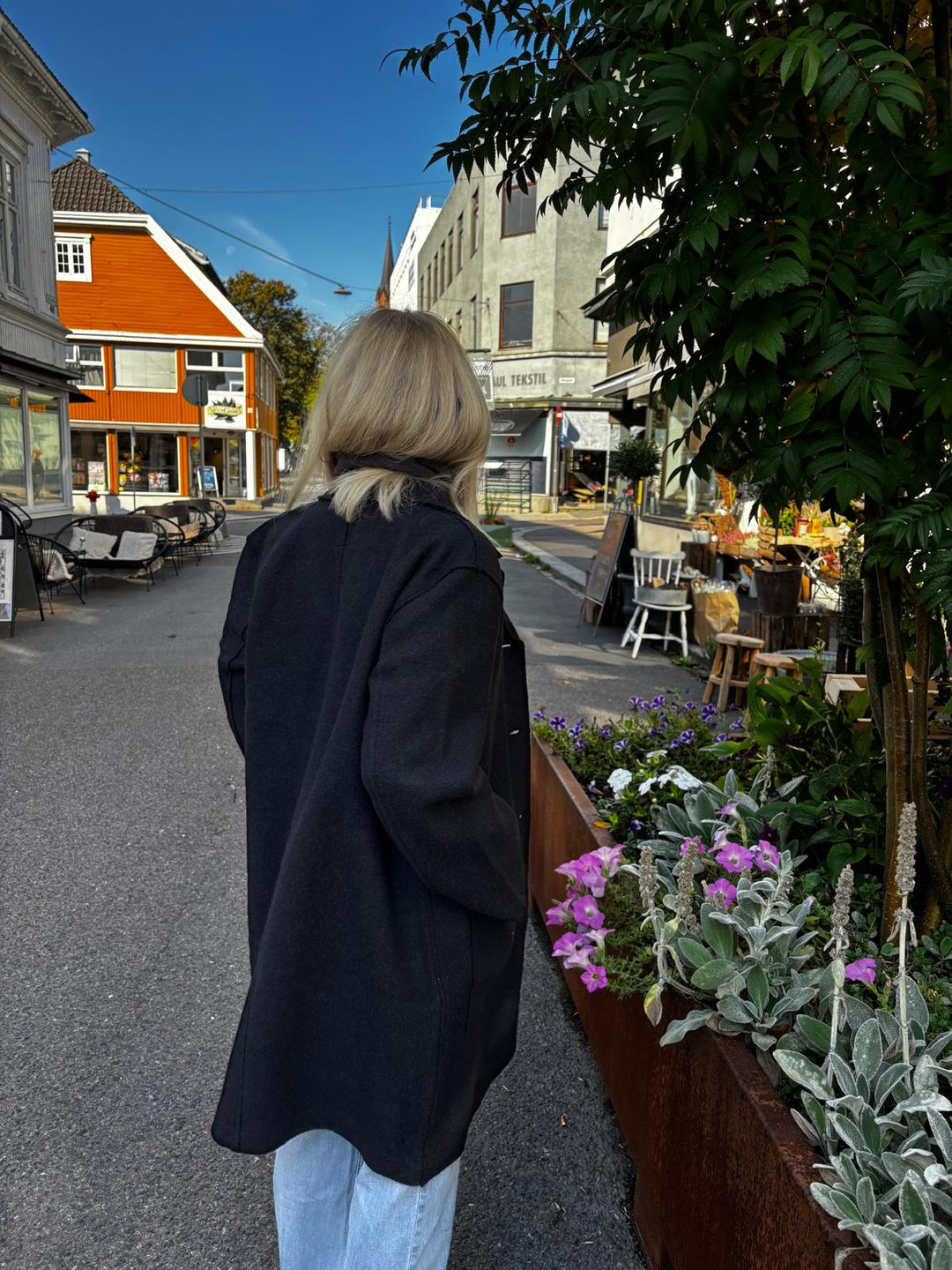 Madonna ulljakke sort