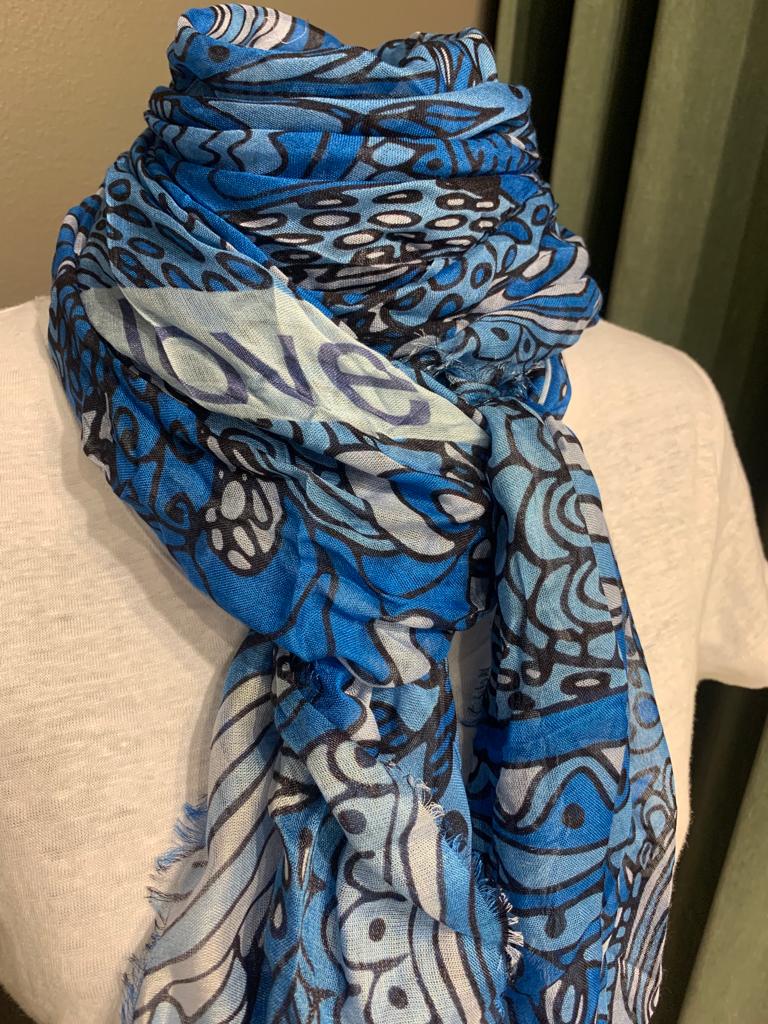 Ida skjerf navy